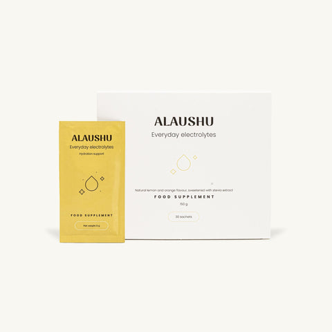 Elektrolitai su prebiotinėmis skaidulomis - Alaushu