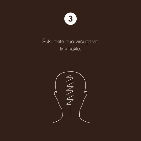 Galvos odos masažo įrankis - Alaushu