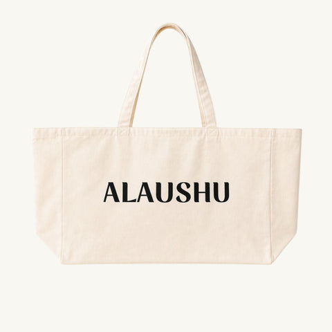 Medvilninis krepšys "Oversize tote bag" - Alaushu