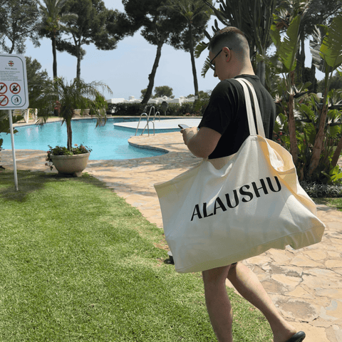 Medvilninis krepšys "Oversize tote bag" - Alaushu