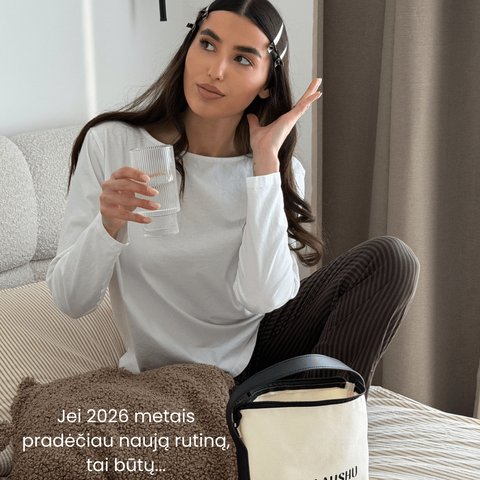 ALAUSHU® Švelnus kūno šepetys sausam kūno masažui.