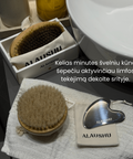 ALAUSHU® Švelnus kūno šepetys sausam kūno masažui, vario kūno šepetys sausam kūno masažui, Gua Sha mentelė veido masažui.